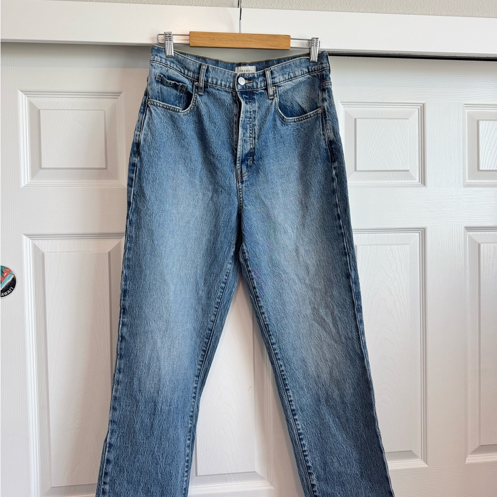 PacSun Classic Blue Stretch Dad Jean Women's Jeans